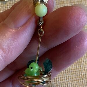 Really unique vintage clip on earrings. 50’s